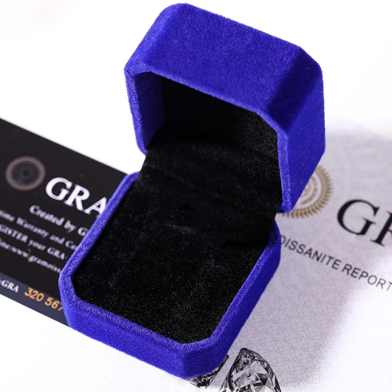 S925 Moissanite V Band Diamond Ring