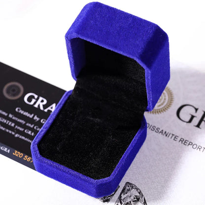 S925 Moissanite V Band Diamond Ring