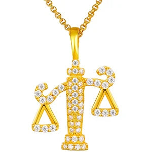S925 Moissanite Weight Scale Pendant