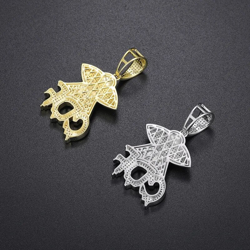 S925 Moissanite UFO Pendant Necklace