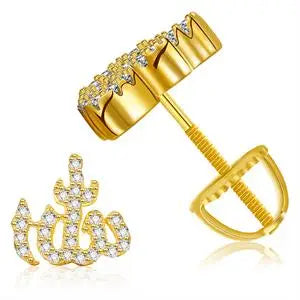 S925 Moissanite Allah Diamond Earrings