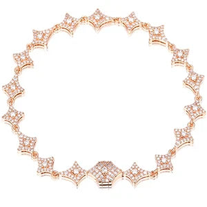 S925 VVS Moissanite Star Link Bracelet