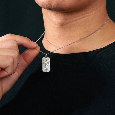 S925 Sword Tag Pendant