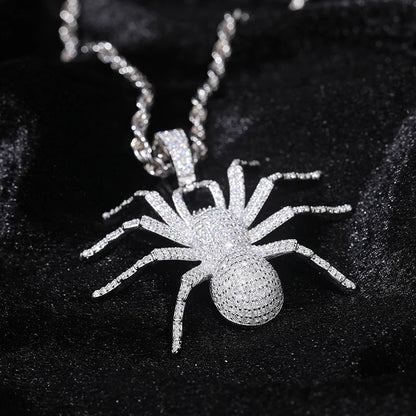 S925 Moissanite Spider Diamond Pendant