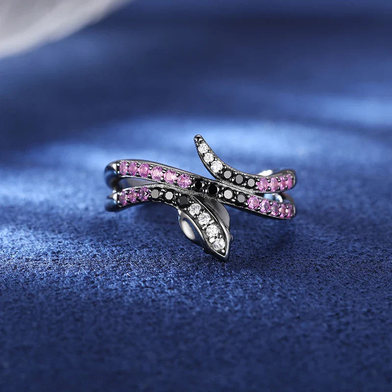 S925 Moissanite Cobra Ring