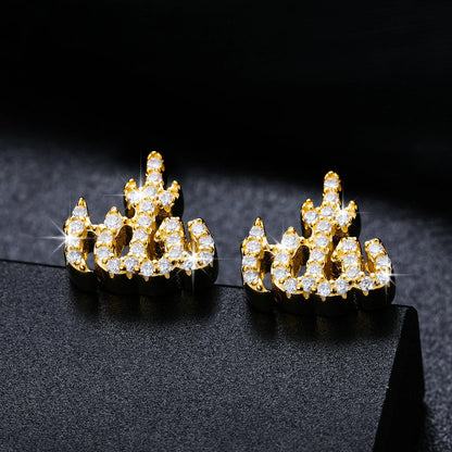 S925 Moissanite Allah Diamond Earrings