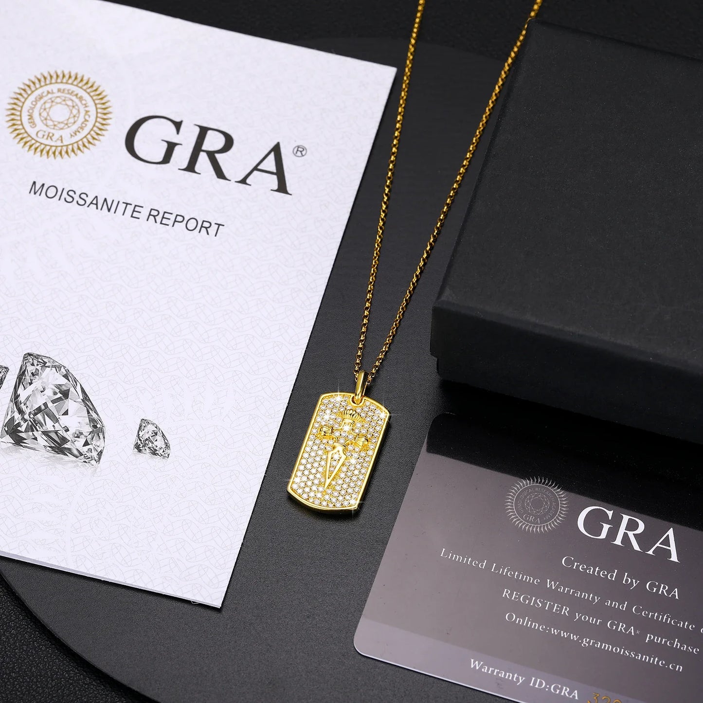S925 Sword Tag Pendant
