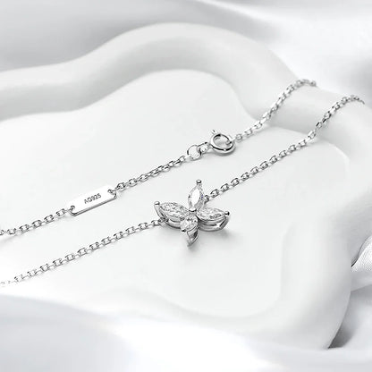 Women's S925 Moissanite Diamond Jasmine Pendant