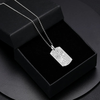 S925 Sword Tag Pendant