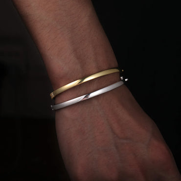 4mm S925 3 Row Moissanite Cuff Bracelet