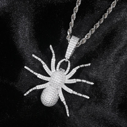 S925 Moissanite Spider Diamond Pendant