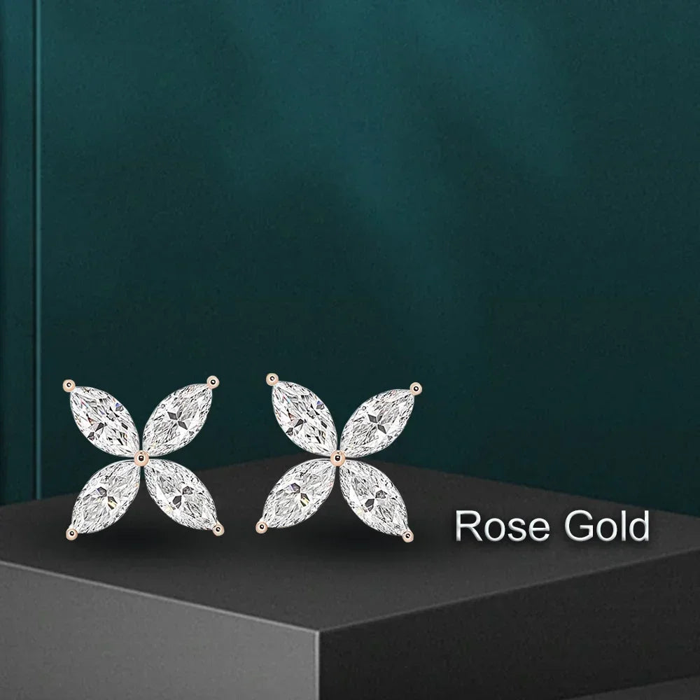 Women's S925 Moissanite Diamond Jasmine Pendant