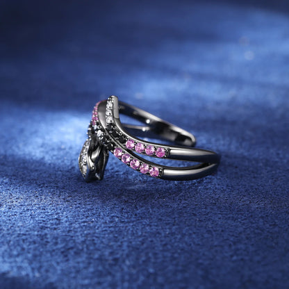 S925 Moissanite Cobra Ring
