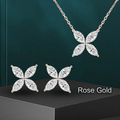 Women's S925 Moissanite Diamond Jasmine Pendant