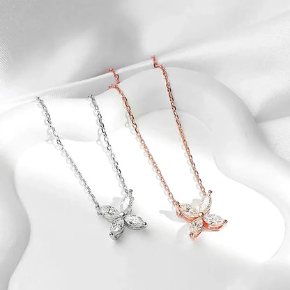 Women's S925 Moissanite Diamond Jasmine Pendant