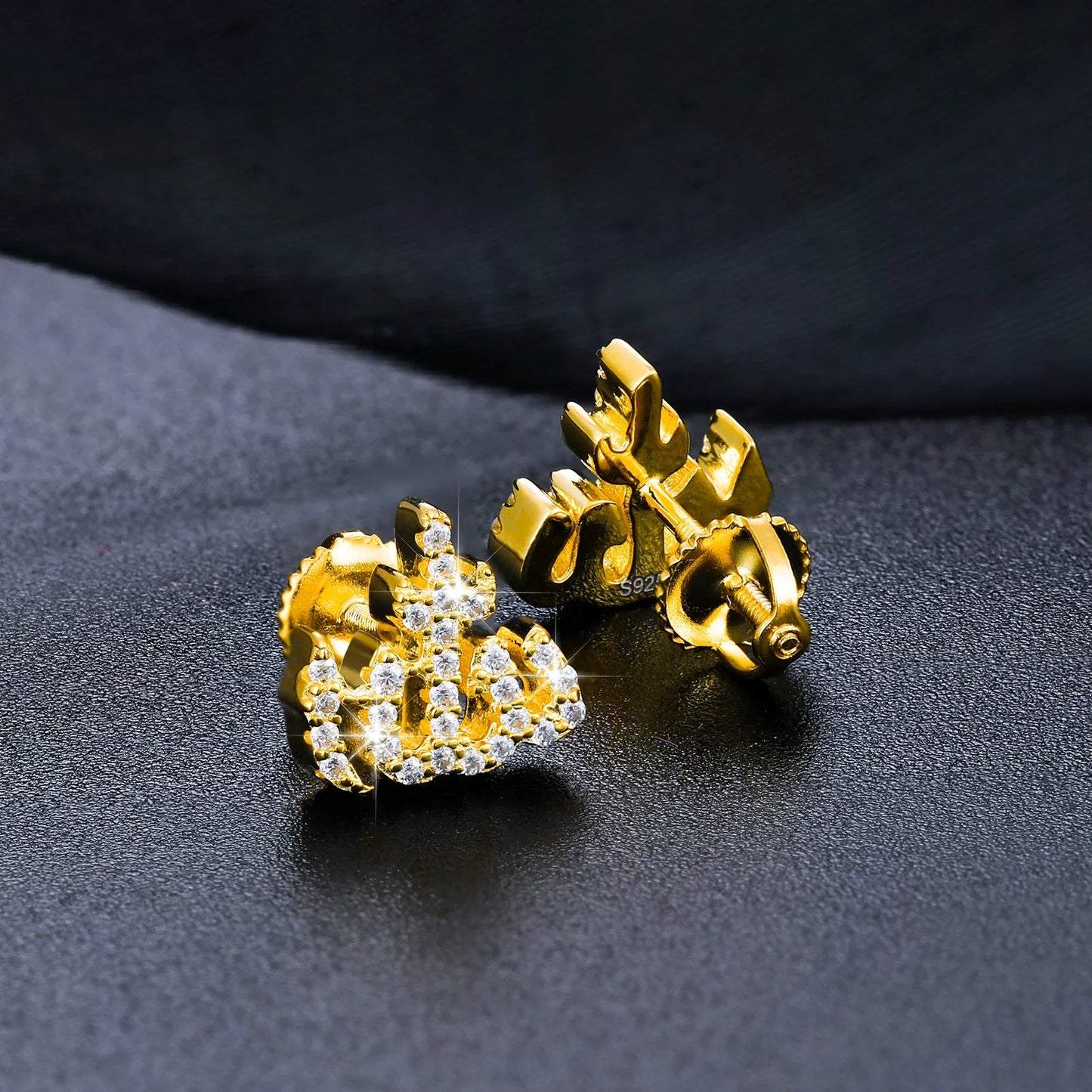 S925 Moissanite Allah Diamond Earrings