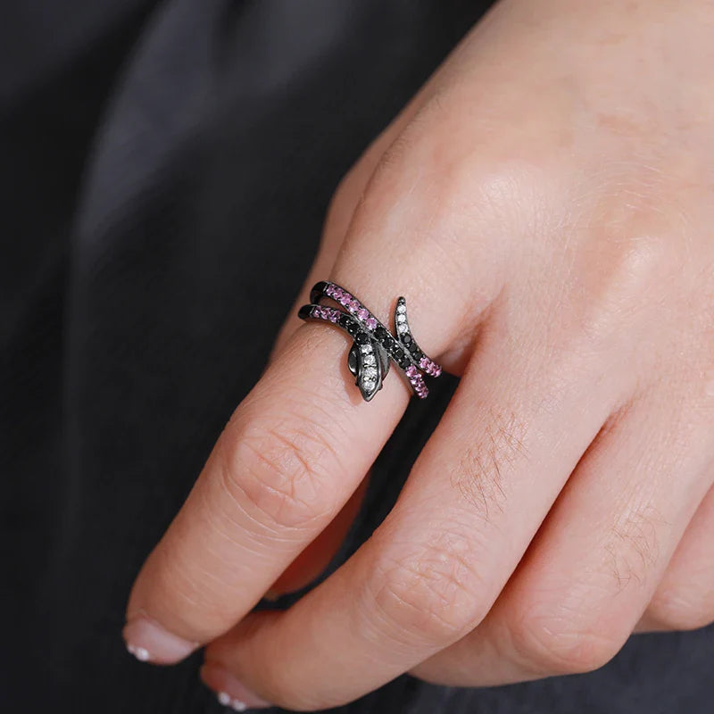 S925 Moissanite Cobra Ring