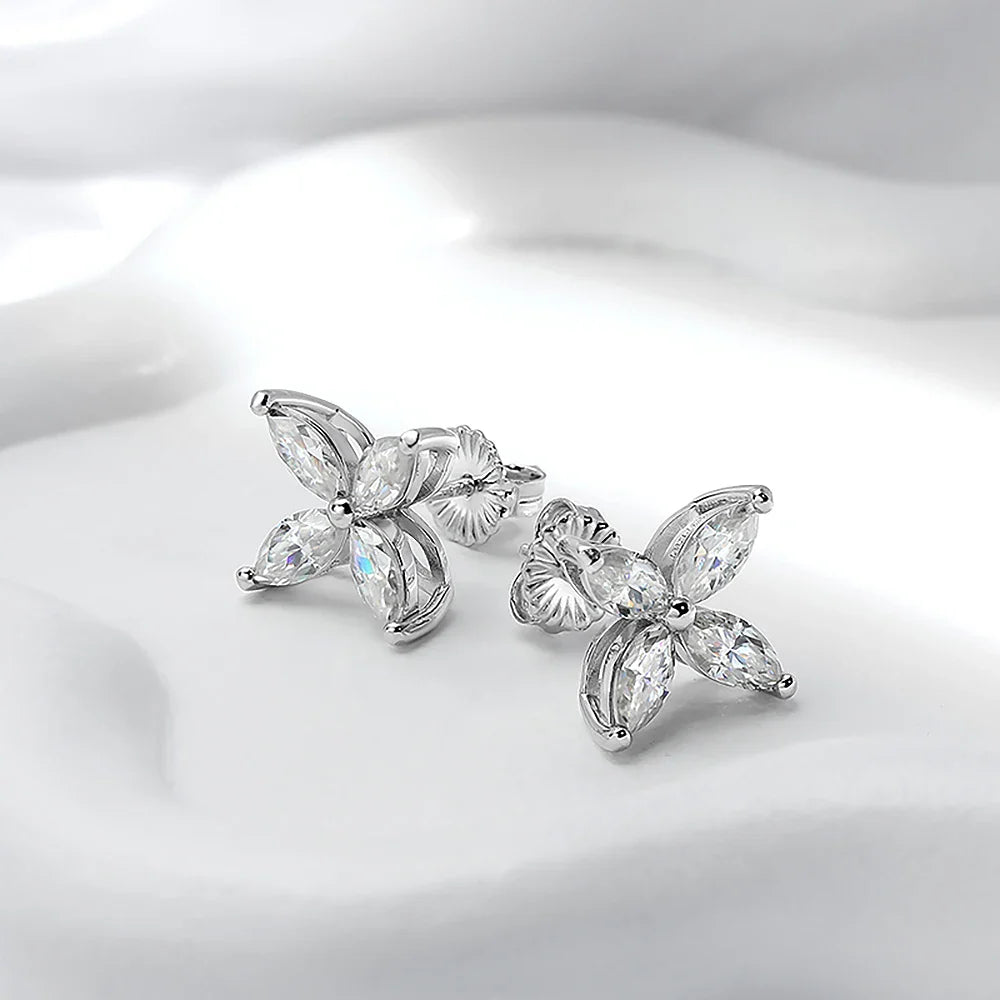 Women's S925 Moissanite Diamond Jasmine Pendant
