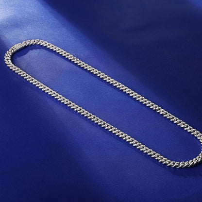 8MM VVS Moissanite Diamond Cuban Link (Passes Diamond Tester)