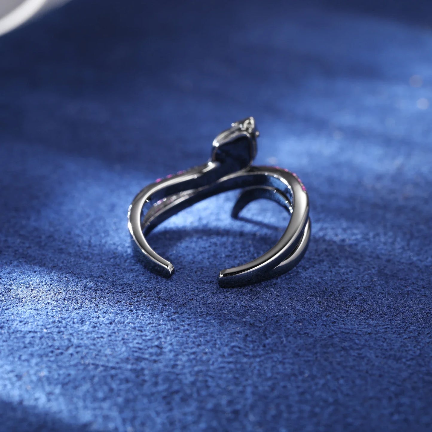 S925 Moissanite Cobra Ring