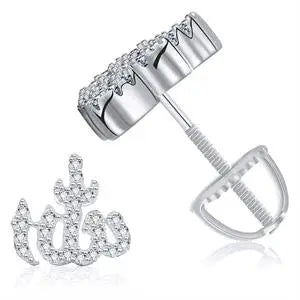 S925 Moissanite Allah Diamond Earrings