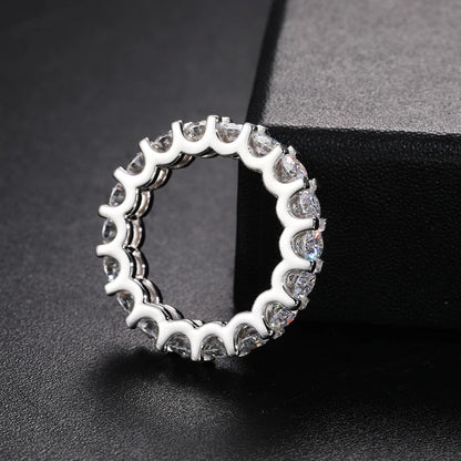 3mm S925 Moissanite Eternity Band Ring