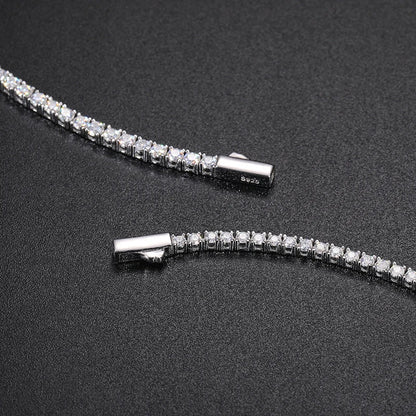 S925 Moissanite Diamond Tennis Bracelet - 2/2.5mm