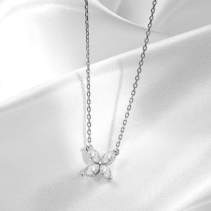 Women's S925 Moissanite Diamond Jasmine Pendant
