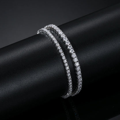 S925 Adjustable VVS Moissanite Tennis Bracelet