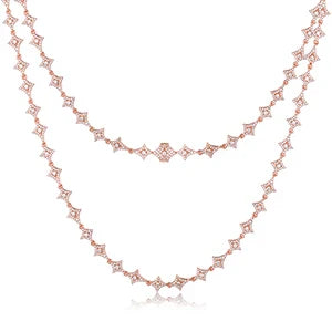 S925 VVS MOISSANITE STAR LINK NECKLACE