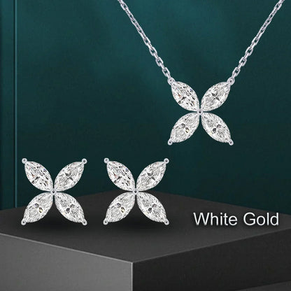 Women's S925 Moissanite Diamond Jasmine Pendant